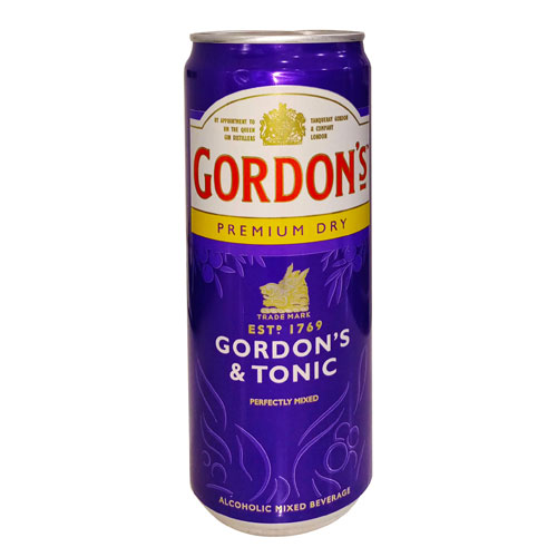 GORDON'S &TONIC PURPLE 330ml
